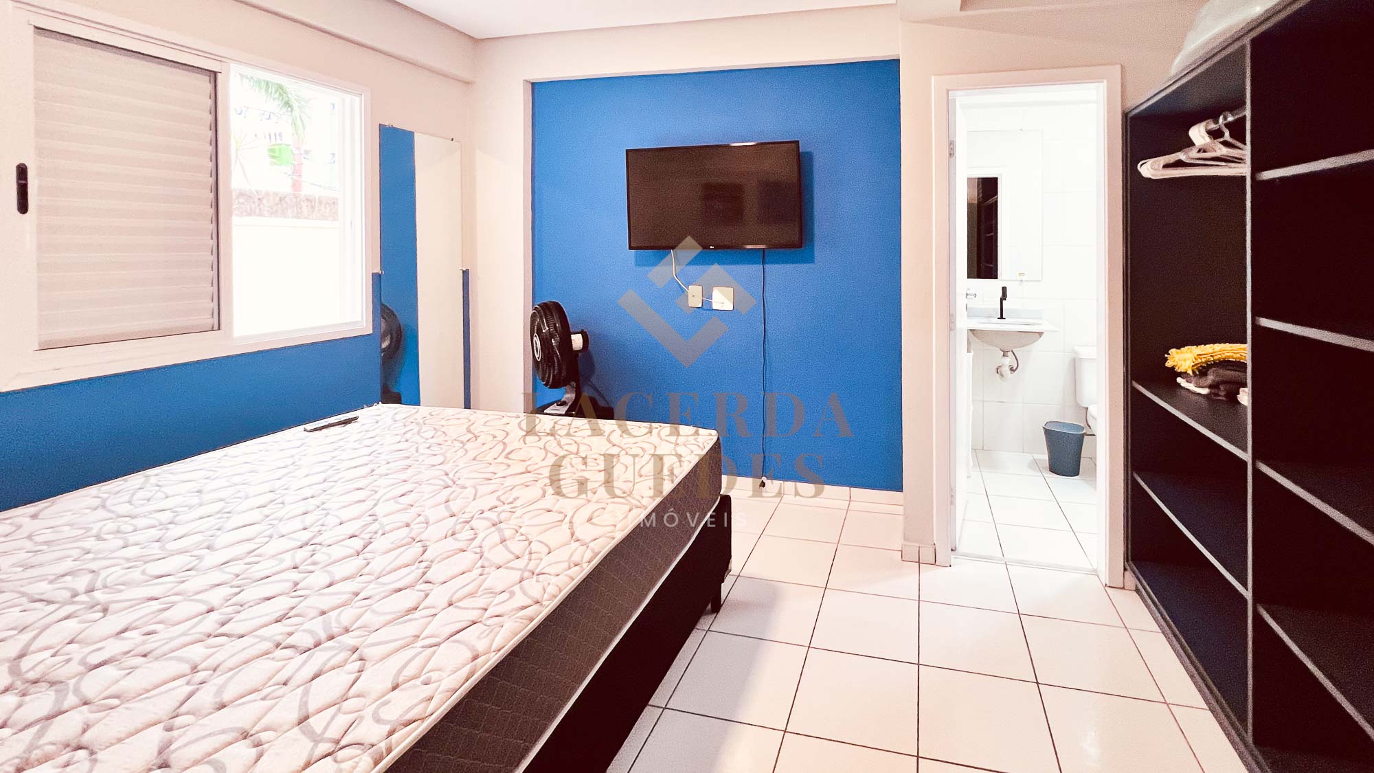 dormitório climatizado em apartamento garden na praia grande ubatuba