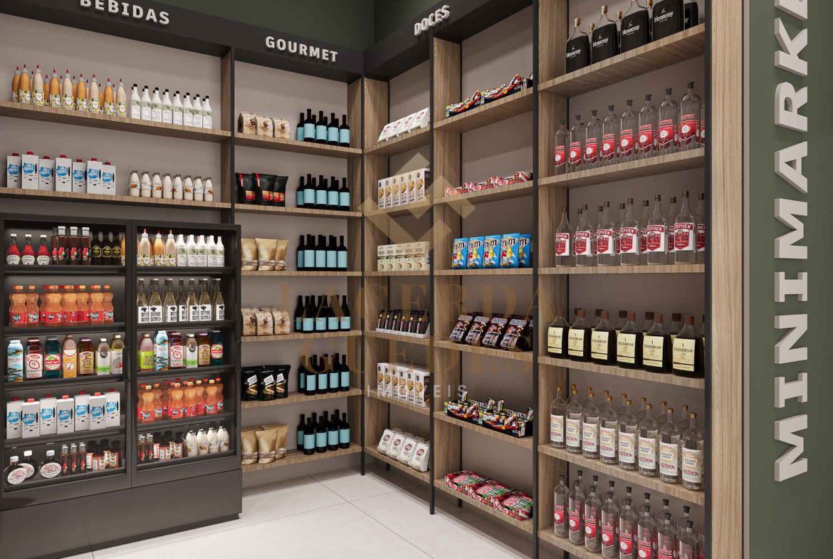 Perspectiva do mini market do Alpha Side Toninhas
