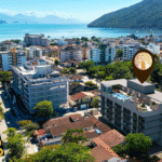 Localização do Olive Itaguá no bairro Itaguá em Ubatuba
