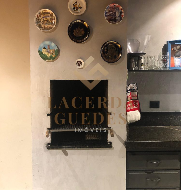 Detalhe da decoração da área gourmet