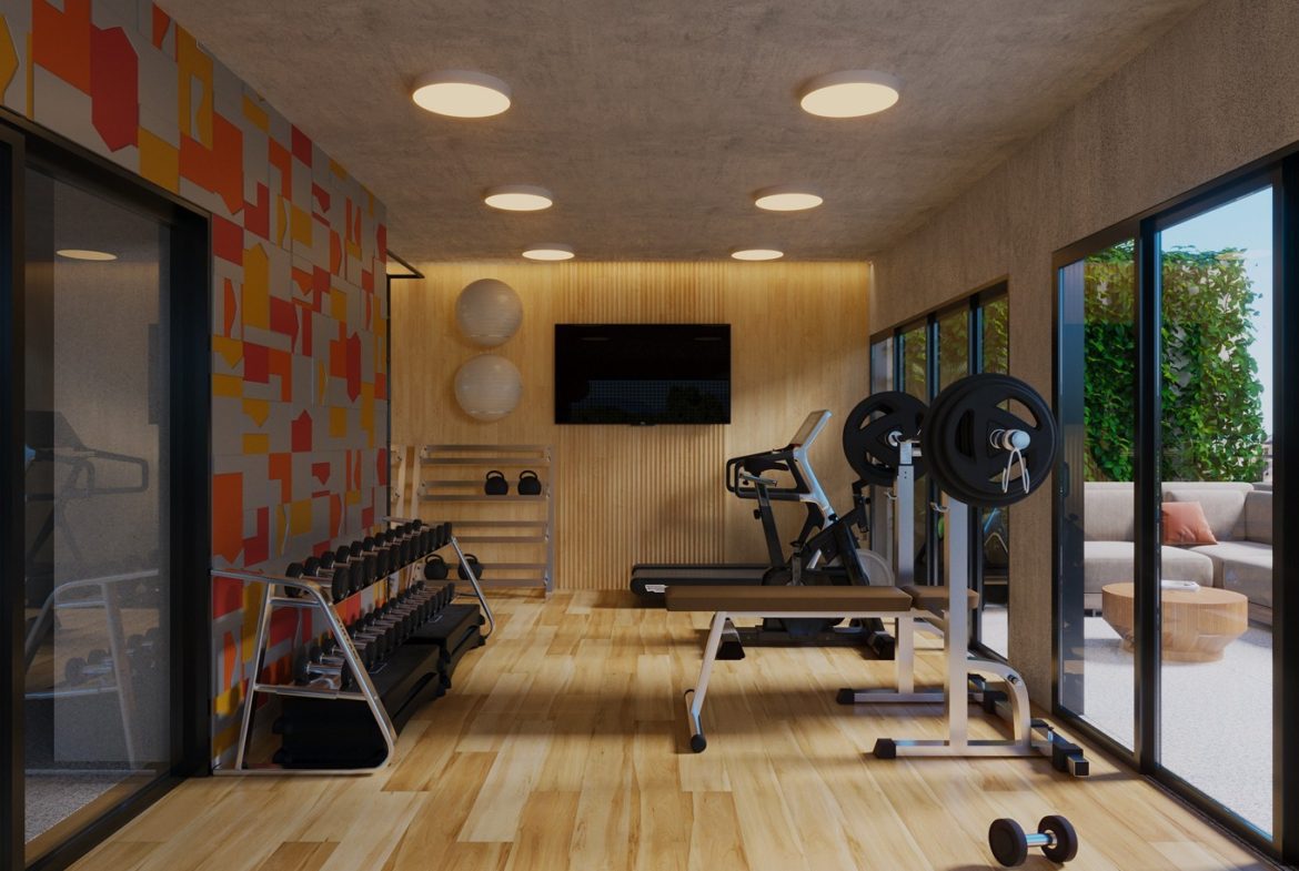 Perspectiva do Health Club do Olive Itaguá