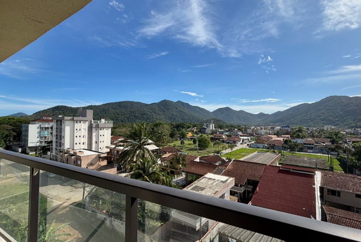 Vista da varanda do apartamento no 4º andar