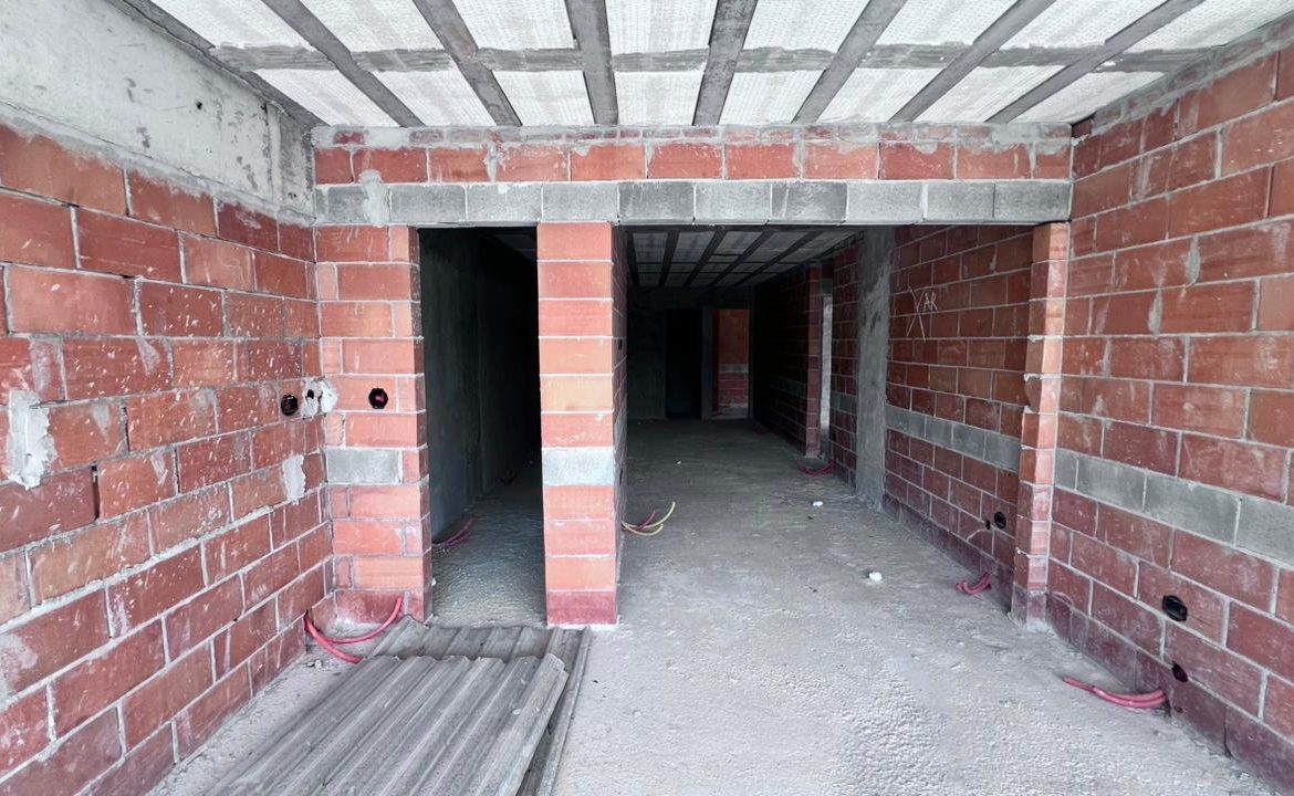 Ambiente interno em fase de construção