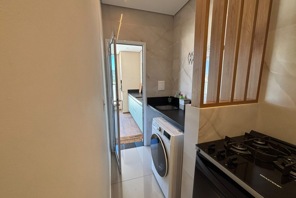 Lavanderia do apartamento no Itaguá