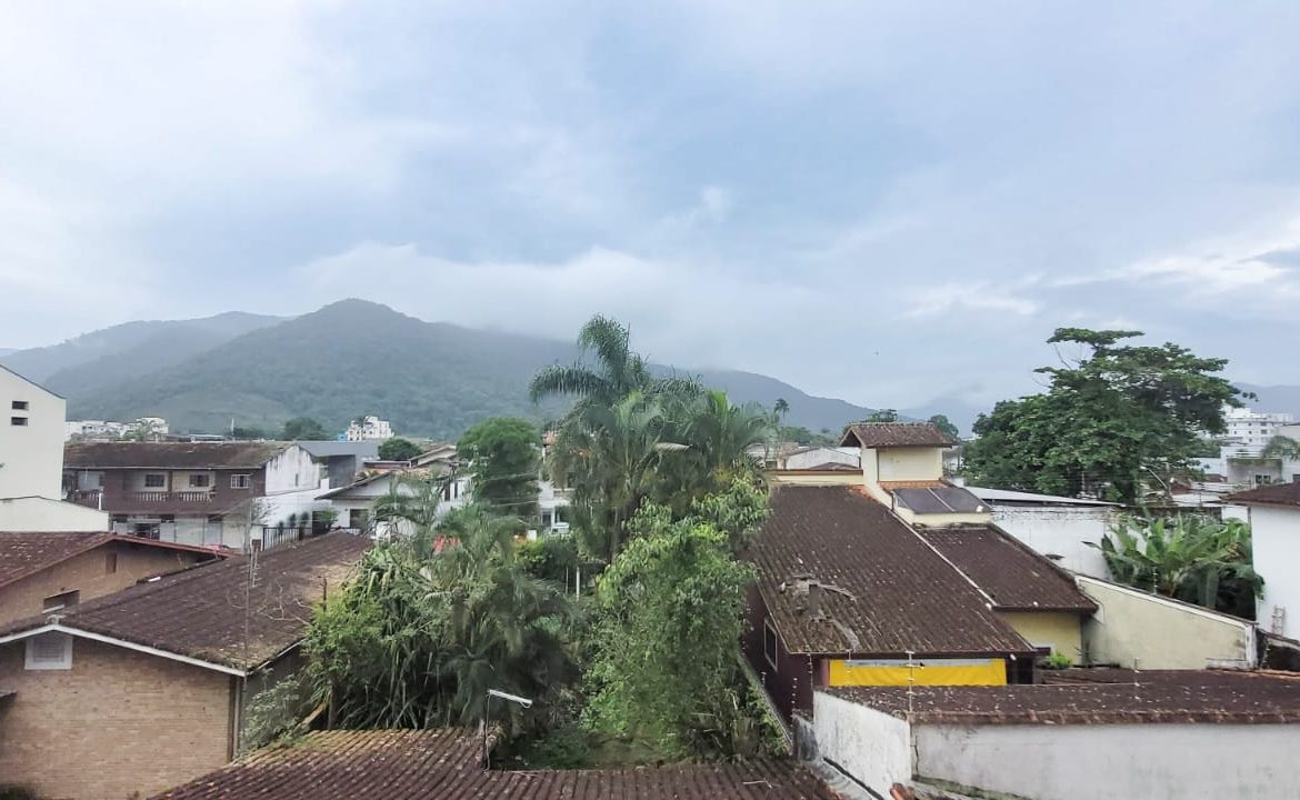 Vista da varanda do apartamento