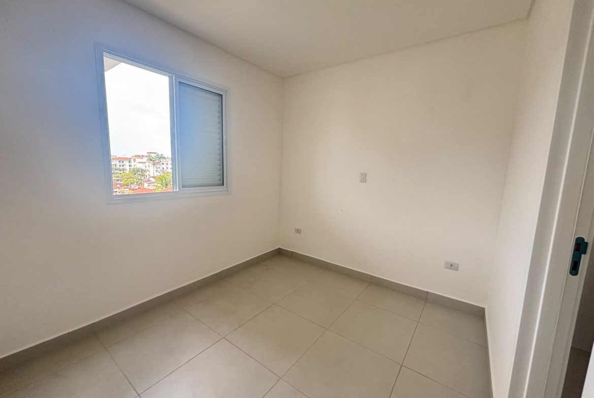 Dormitório do apartamento novo de 70 m²