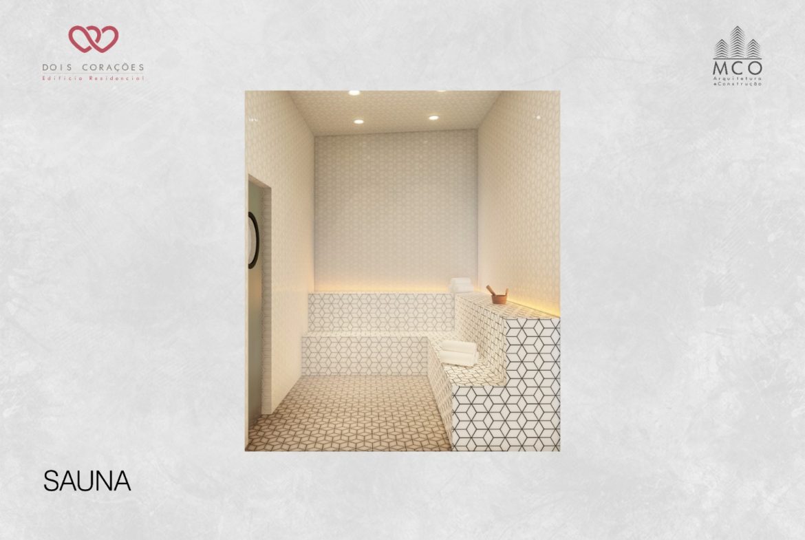 Sauna do Residencial Dois Corações
