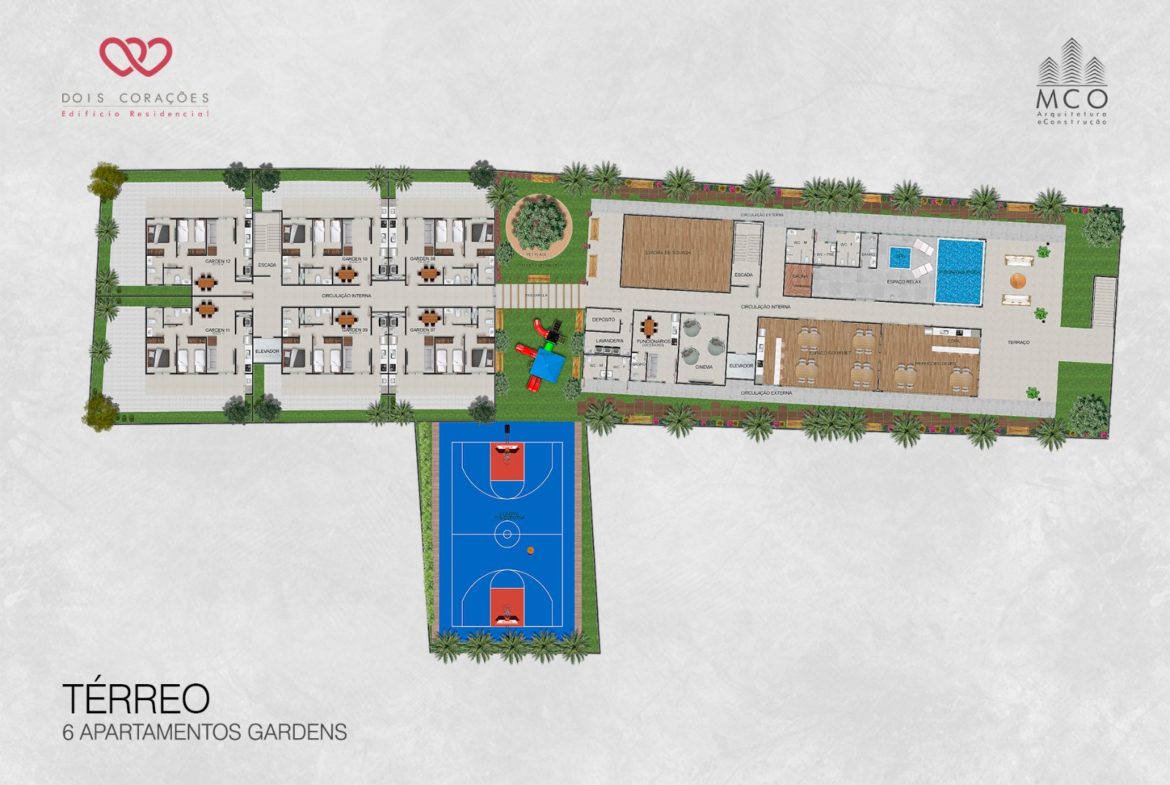 Implantação do Residencial Dois Corações no Itaguá