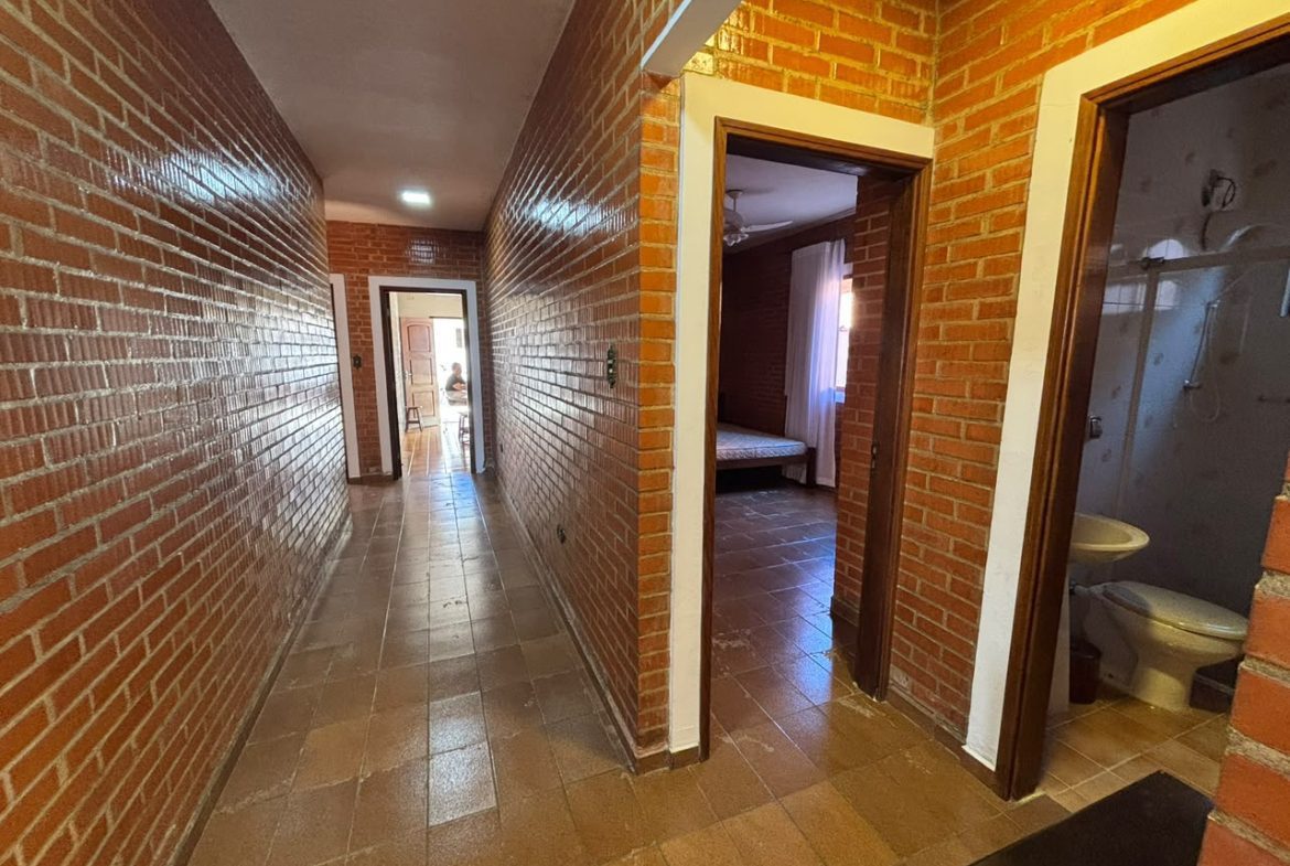 Corredor interno da residência