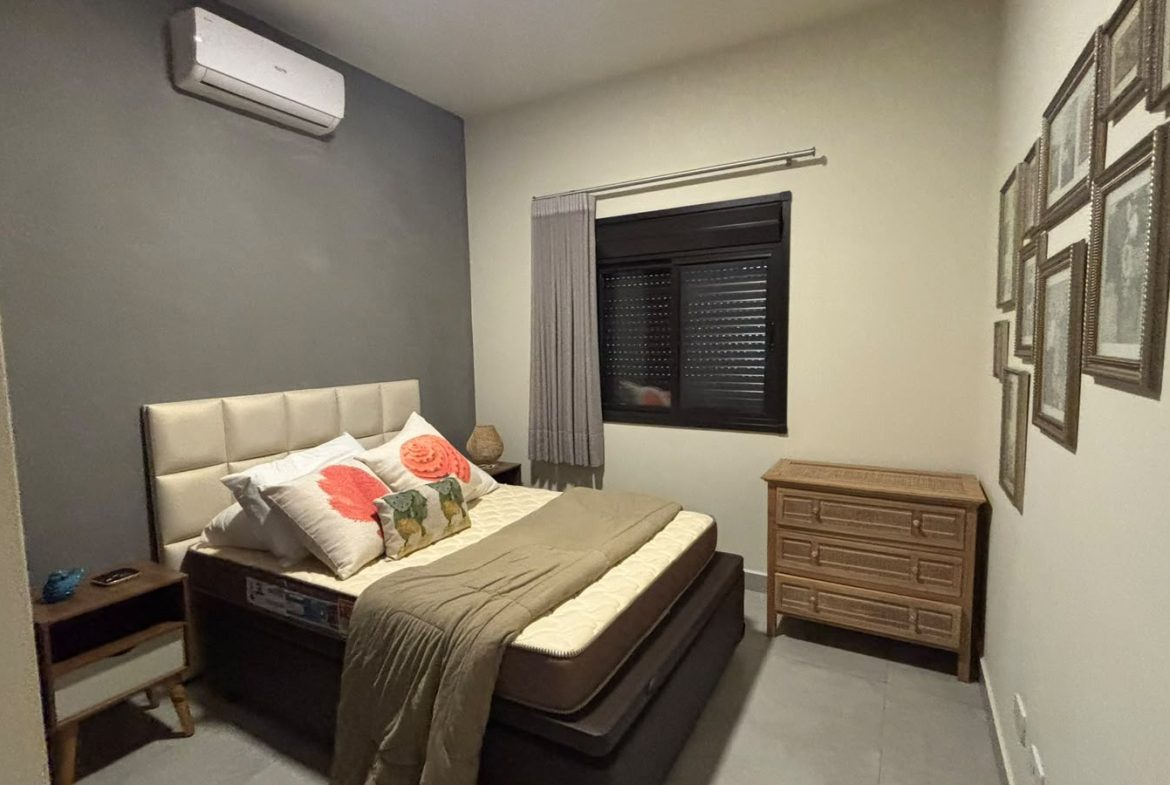 Suíte climatizada da casa em Ubatuba