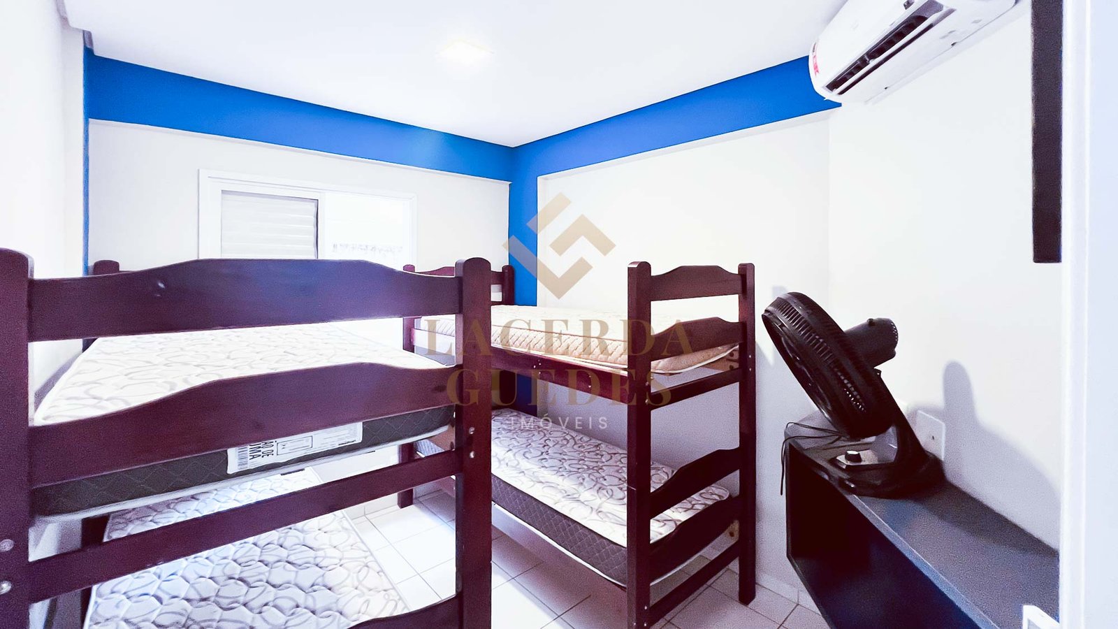 apartamento-garden-praia-grande-ubatuba-14 Dormitório com beliche