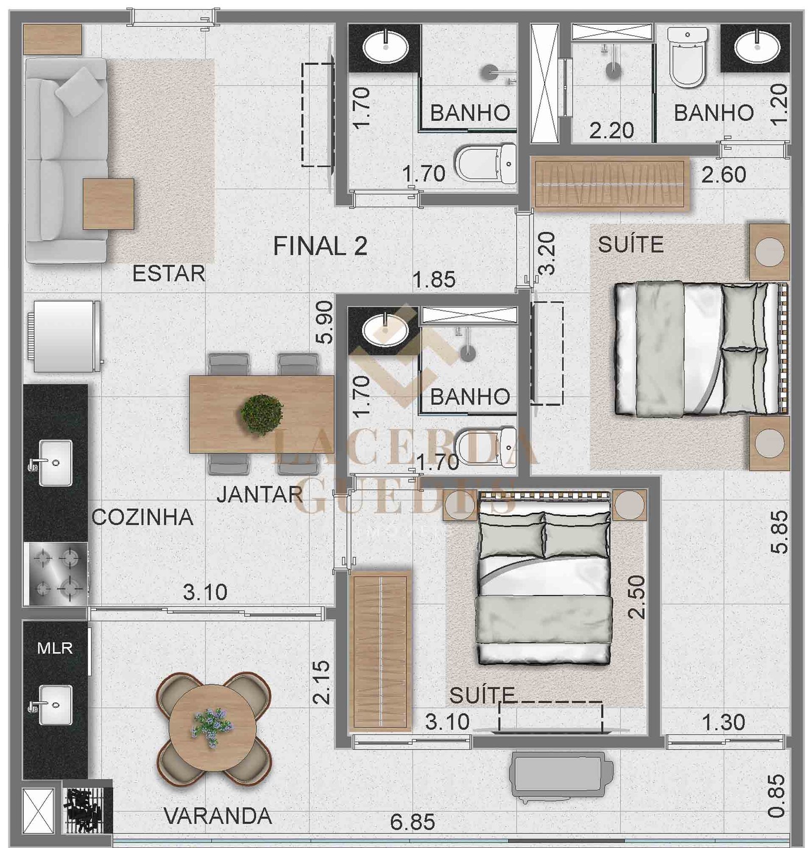 alpha-side-toninhas-ubatuba-25 Planta de apartamento com varanda no Alpha Side Toninhas