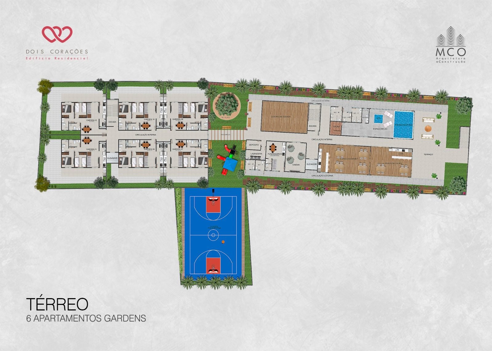 apartamento-frente-mar-itagua-dois-coracoes (19) Implantação do Residencial Dois Corações