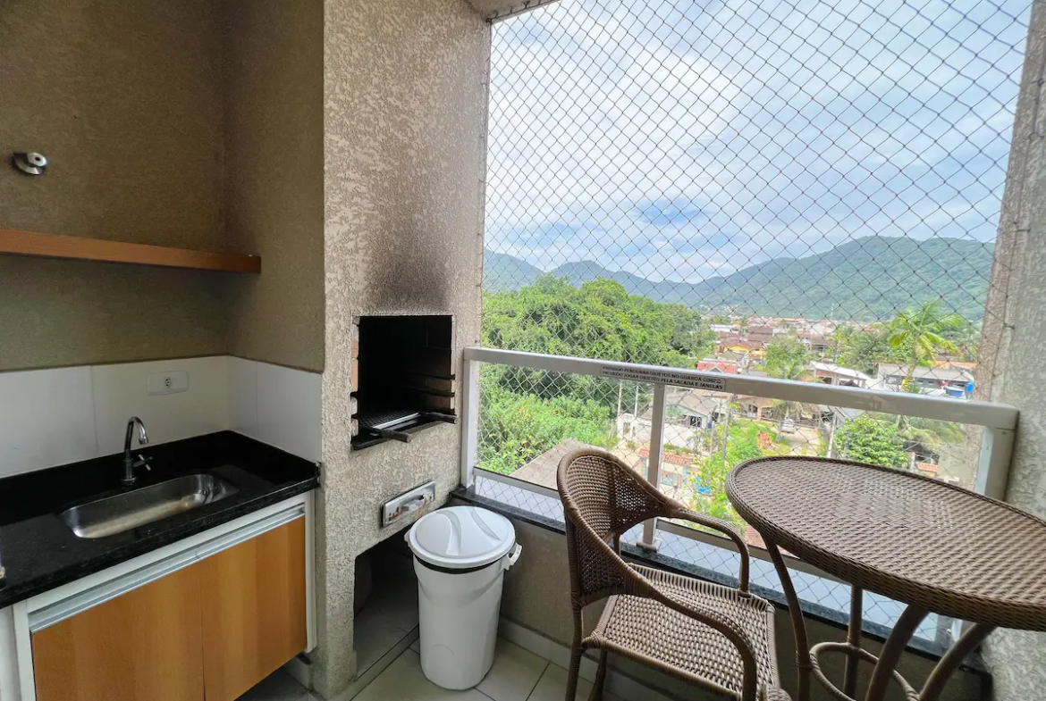 Varanda gourmet do apartamento na Estufa 2