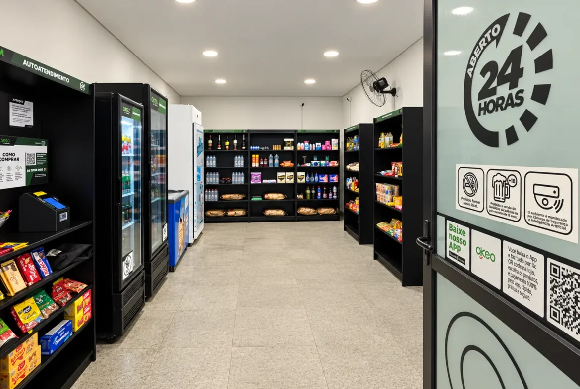 Mini mercado 24 horas do condomínio Duo Itaguá