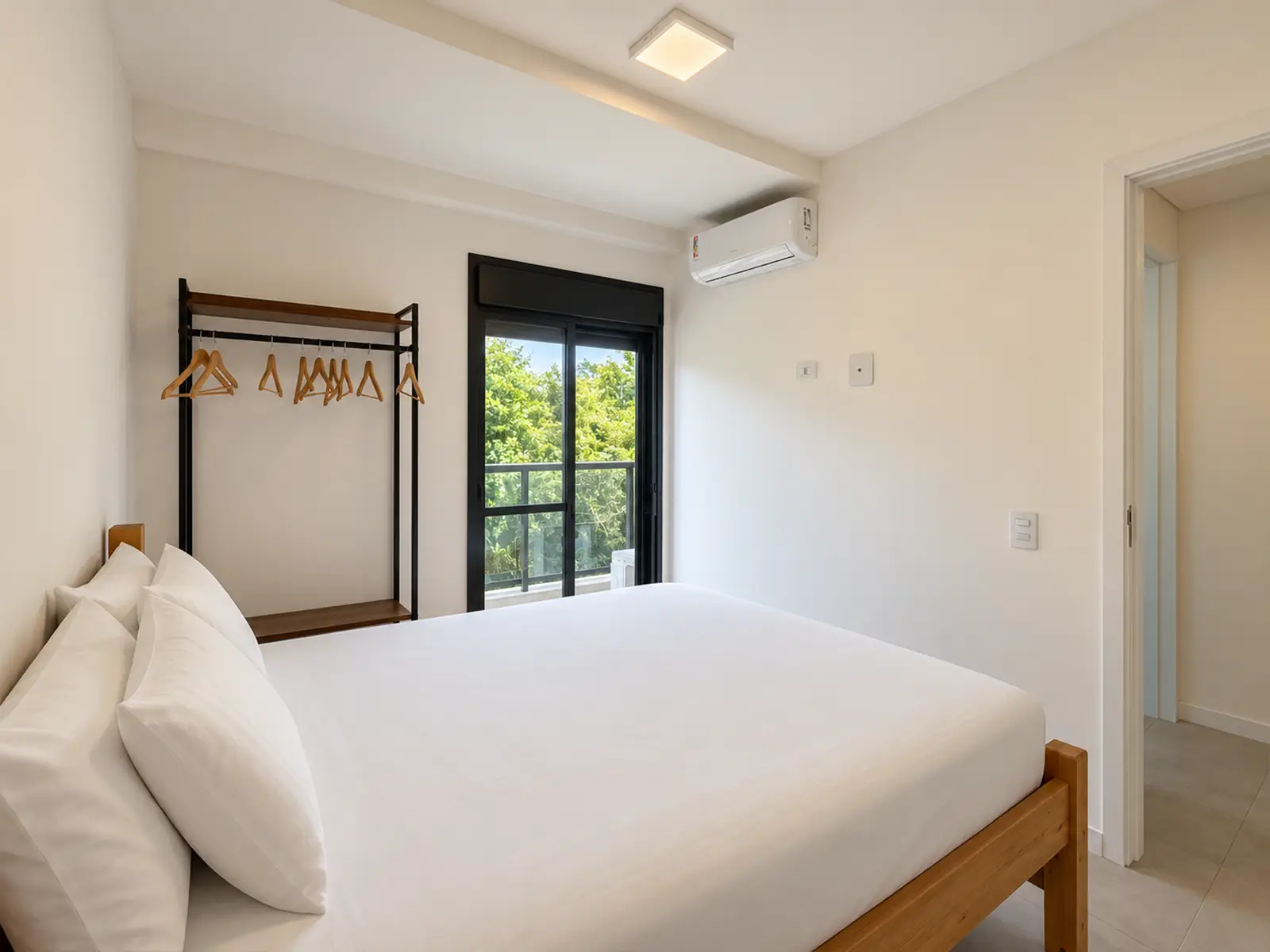 apartamento-duo-itagua-112m2-suite Suíte do apartamento de 112 m² no Duo Itaguá
