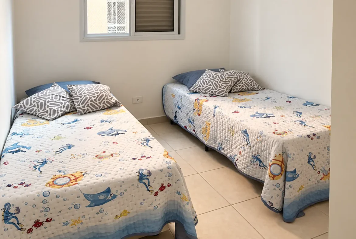 Quarto do apartamento no Itaguá
