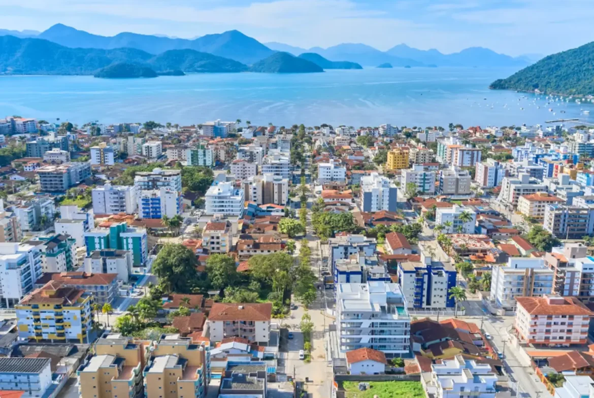 vista aérea do Itaguá