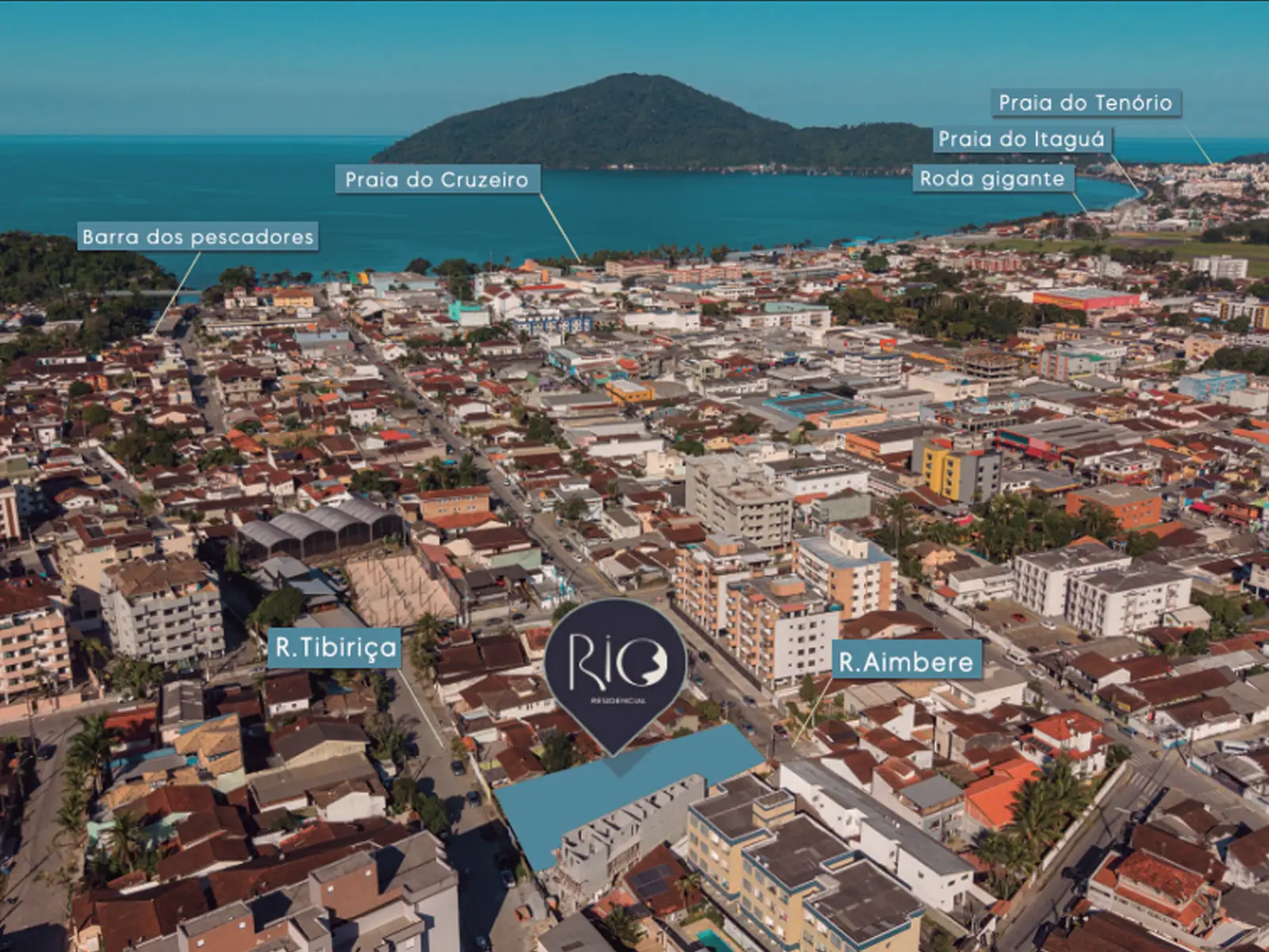 rio-residencial-ubatuba-lancamento-preco-de-custo-21 Vista aérea do Rio Residencial em Ubatuba